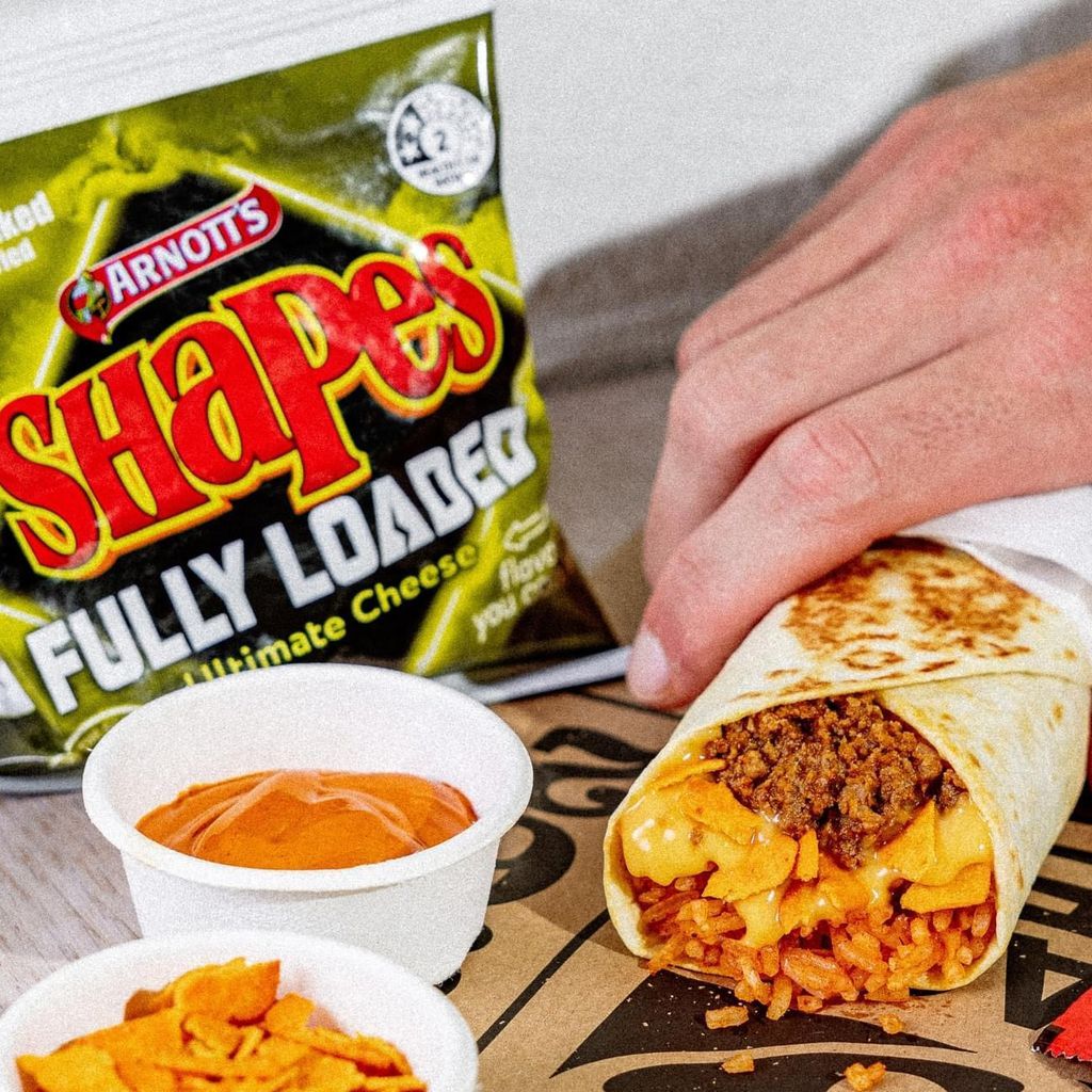 Taco Bell and Arnott's Shapes unveil limited edition cheesy burrito Mi3