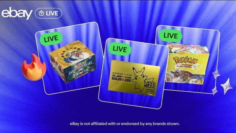 eBay Live to host Pokémon 30th anniversary event with rare card auctions