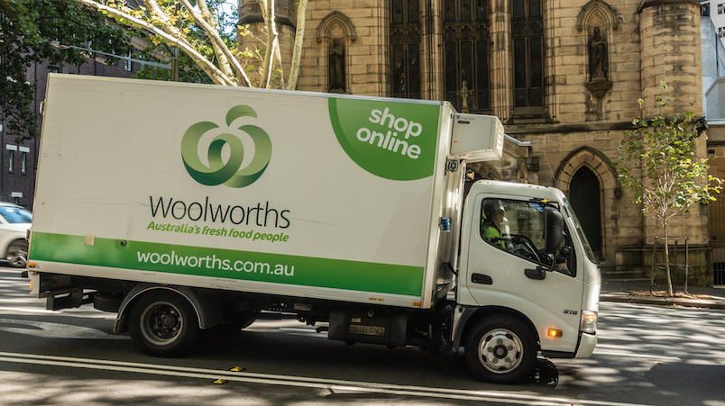 Woolworths truck