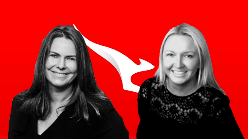 Petra Perry and Steph Tully from Qantas