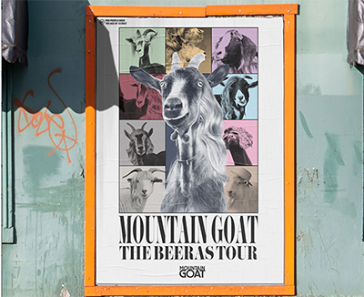 Mountain Goat Beeras poster
